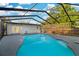 Refreshing pool with screened enclosure and patio at 4649 18Th N Ave, St Petersburg, FL 33713