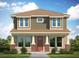 Two-story craftsman style home with brick accents and a welcoming porch at 759 48Th N Ave, St Petersburg, FL 33703