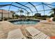 Enjoy this refreshing pool and spa with a screened enclosure at 1116 Signature Dr, Sun City Center, FL 33573