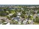 Aerial view showcases the neighborhood's mix of modern and traditional homes near Tampa at 2206 N Boulevard, Tampa, FL 33602