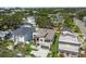 New construction home with a modern design, small balcony and well-manicured lawn at 2206 N Boulevard, Tampa, FL 33602