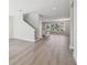 Open floor plan showcasing the living area with access to the modern kitchen at 2206 N Boulevard, Tampa, FL 33602