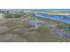 Scenic marshland view featuring intricate waterways and natural beauty at 4031 Eagle Nest Dr, Hernando Beach, FL 34607