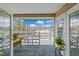 Covered porch with marsh views, perfect for enjoying the coastal scenery at 4031 Eagle Nest Dr, Hernando Beach, FL 34607