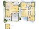 Two-story home floor plan showcasing spacious kitchen, four bedrooms, and optional den at 2206 N Boulevard, Tampa, FL 33602