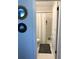 Clean bathroom with shower, toilet and tiled floor at 1411 E Powhatan Ave, Tampa, FL 33604