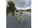 Relaxing waterfront dock with seating, offering peaceful lake views at 6404 Land O Lakes Blvd., Land O Lakes, FL 34638