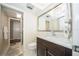 Clean bathroom with updated vanity and toilet at 2630 Pearce Dr # 404, Clearwater, FL 33764