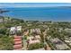 Aerial view showing condo location near water at 2630 Pearce Dr # 404, Clearwater, FL 33764