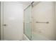Simple bathroom with shower/tub combo and updated fixtures at 2630 Pearce Dr # 404, Clearwater, FL 33764