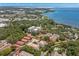 Wide aerial view of condo and surroundings at 2630 Pearce Dr # 404, Clearwater, FL 33764
