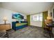Multi-purpose room with daybed, keyboard, and window at 2630 Pearce Dr # 404, Clearwater, FL 33764