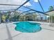 Screened-in pool with plenty of room for lounging and swimming at 4608 Holbrook Rd, Plant City, FL 33565