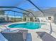 Enjoy the sun or shade by the refreshing pool with a screened enclosure at 4608 Holbrook Rd, Plant City, FL 33565