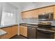 Modern kitchen with stainless steel appliances at 2331 W Horatio St # 610, Tampa, FL 33609