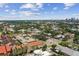 Aerial view of building complex, parking, and cityscape at 2331 W Horatio St # 610, Tampa, FL 33609