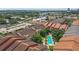 Aerial of building complex with pool and city view at 2331 W Horatio St # 610, Tampa, FL 33609