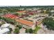 Aerial view showing building, parking, and surrounding cityscape at 2331 W Horatio St # 610, Tampa, FL 33609