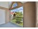Private balcony with scenic view of trees and sky at 9481 Highland Oak Dr # 1615, Tampa, FL 33647