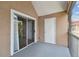 Balcony access from bedroom with additional storage at 9481 Highland Oak Dr # 1615, Tampa, FL 33647