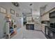 Functional kitchen with black appliances and ample counter space at 17721 Ridgeway Point Pl, Tampa, FL 33647