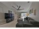 Bright and airy living room with plenty of natural light and view of pool at 17721 Ridgeway Point Pl, Tampa, FL 33647