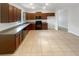 Spacious kitchen with wood cabinets and granite counters at 13292 Sea Bridge Dr, Hudson, FL 34669