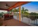 Enjoy waterfront views from this screened balcony at 825 Islebay Dr, Apollo Beach, FL 33572