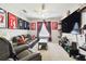 Spacious game room with large TV and comfortable seating at 5707 Butterfield St, Riverview, FL 33578