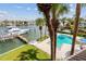 Private pool and marina access, offering waterfront living at 833 Ponce De Leon Dr, Tierra Verde, FL 33715