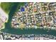 Bird's eye view of home in upscale neighborhood at 833 Ponce De Leon Dr, Tierra Verde, FL 33715