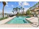 Large swimming pool with a spa and plenty of patio space at 833 Ponce De Leon Dr, Tierra Verde, FL 33715