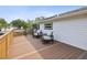 Spacious deck with two chairs, offering scenic views at 9913 Alavista Dr, Gibsonton, FL 33534