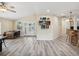 Bright living room with hardwood floors and an open floor plan at 9913 Alavista Dr, Gibsonton, FL 33534