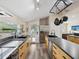 Updated kitchen featuring stainless steel appliances and ample counter space at 9913 Alavista Dr, Gibsonton, FL 33534