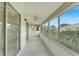 Bright screened porch overlooking the backyard at 401 Dorchester Pl # 58, Sun City Center, FL 33573