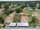 Aerial view of property, highlighting its location within a community at 401 Dorchester Pl # 58, Sun City Center, FL 33573
