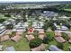 Aerial view of community, showing home location and surrounding area at 401 Dorchester Pl # 58, Sun City Center, FL 33573
