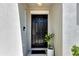 Modern front door entrance at 12832 Wildflower Meadow Dr, Riverview, FL 33579