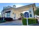 Guarded entrance gate to the MiraBay community with a covered entry and signage for residents and guests at 617 Islebay Dr, Apollo Beach, FL 33572