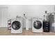 Convenient laundry room with side-by-side washer and dryer at 5805 8Th Avenue W Dr, Bradenton, FL 34209