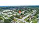 Aerial view showing home location and neighborhood at 5805 8Th Avenue W Dr, Bradenton, FL 34209