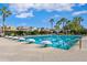 Resort-style lap pool with multiple lanes and lounge area at 33668 Willow Point Ct, Wesley Chapel, FL 33545