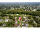 Wide aerial view showing the property's location in a residential area at 15635 Bear Creek Dr, Tampa, FL 33624