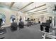 Well-equipped fitness center with treadmills, ellipticals, and weight machines at 501 Knights Run Ave # 2120, Tampa, FL 33602