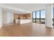Modern kitchen with light wood cabinetry and marble countertops at 2912 Santiago St # 1201, Tampa, FL 33629