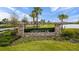 Hawkstone community entrance sign with landscaping at 13029 Paddock Wood Pl, Riverview, FL 33579