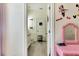 Bathroom with toilet and vanity, accessible from bedroom at 13012 Rain Lily Dr, Riverview, FL 33579