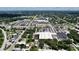 Aerial shot showcases the neighborhood's shopping district, offering convenience and accessibility at 4477 67Th N St, St Petersburg, FL 33709