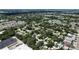 Overhead view of a peaceful residential area, featuring lush greenery and varied housing options at 4477 67Th N St, St Petersburg, FL 33709
